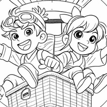 aperçu pour télécharger un coloriage