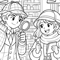 aperçu pour télécharger un coloriage